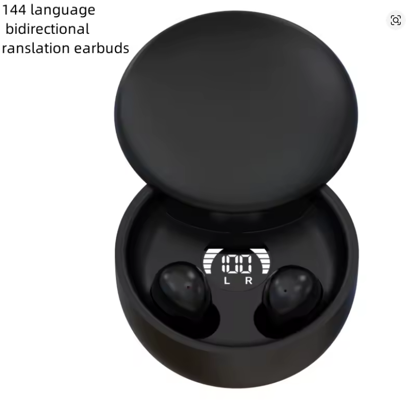 AI Translation Wireless Earbuds 5.4 – Sleep & Sound Redefined ✅