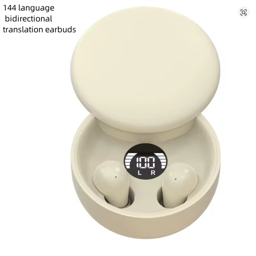 AI Translation Wireless Earbuds 5.4 – Sleep & Sound Redefined ✅