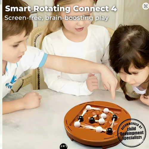 Smart Rotating Connect 4 – Educational Logic Strategy Game | CE/3C Certified ✅