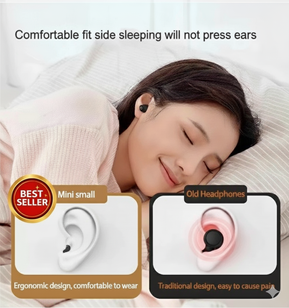 AI Translation Wireless Earbuds 5.4 – Sleep & Sound Redefined ✅
