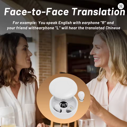 AI Translation Wireless Earbuds 5.4 – Sleep & Sound Redefined ✅